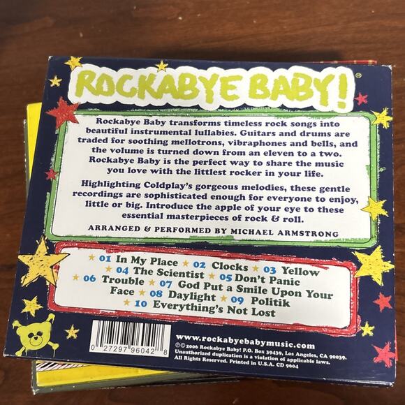 Rockabye Baby CD lot Rock Music Coldplay Tool NIN Radiohead Nirvana Beatles - Picture 8 of 9